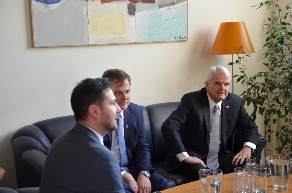 Visit of the US Ambassador Stephen B. King